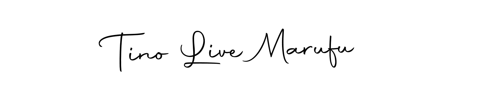 You can use this online signature creator to create a handwritten signature for the name Tino Live Marufu. This is the best online autograph maker. Tino Live Marufu signature style 10 images and pictures png