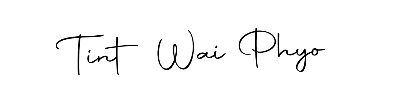 if you are searching for the best signature style for your name Tint Wai Phyo. so please give up your signature search. here we have designed multiple signature styles  using Autography-DOLnW. Tint Wai Phyo signature style 10 images and pictures png