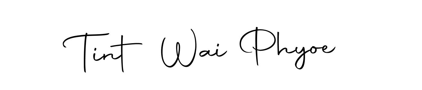 It looks lik you need a new signature style for name Tint Wai Phyoe. Design unique handwritten (Autography-DOLnW) signature with our free signature maker in just a few clicks. Tint Wai Phyoe signature style 10 images and pictures png