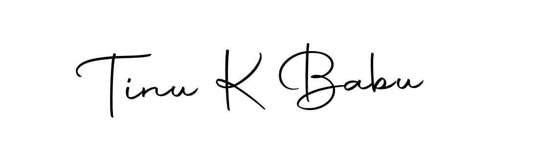 You should practise on your own different ways (Autography-DOLnW) to write your name (Tinu K Babu) in signature. don't let someone else do it for you. Tinu K Babu signature style 10 images and pictures png