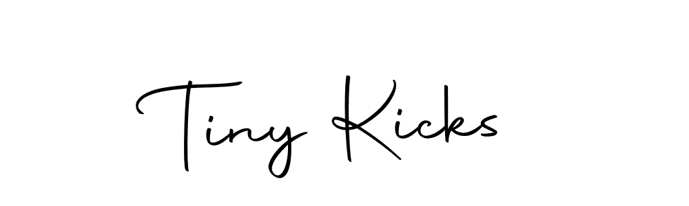 Also we have Tiny Kicks name is the best signature style. Create professional handwritten signature collection using Autography-DOLnW autograph style. Tiny Kicks signature style 10 images and pictures png