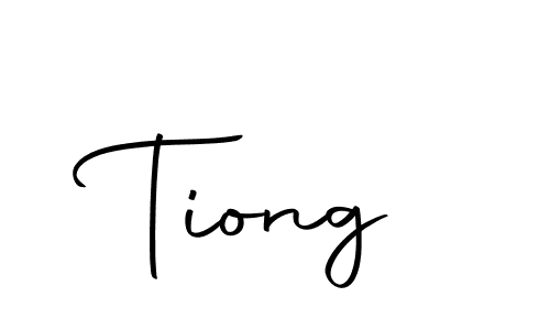 Make a beautiful signature design for name Tiong. With this signature (Autography-DOLnW) style, you can create a handwritten signature for free. Tiong signature style 10 images and pictures png