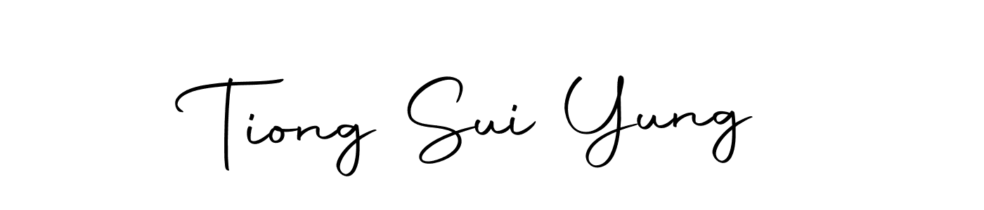 This is the best signature style for the Tiong Sui Yung name. Also you like these signature font (Autography-DOLnW). Mix name signature. Tiong Sui Yung signature style 10 images and pictures png