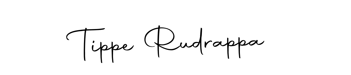 How to make Tippe Rudrappa name signature. Use Autography-DOLnW style for creating short signs online. This is the latest handwritten sign. Tippe Rudrappa signature style 10 images and pictures png