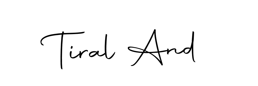 You can use this online signature creator to create a handwritten signature for the name Tiral And. This is the best online autograph maker. Tiral And signature style 10 images and pictures png