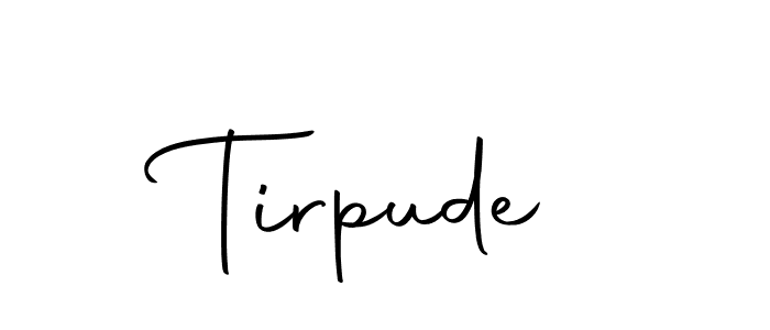 This is the best signature style for the Tirpude name. Also you like these signature font (Autography-DOLnW). Mix name signature. Tirpude signature style 10 images and pictures png