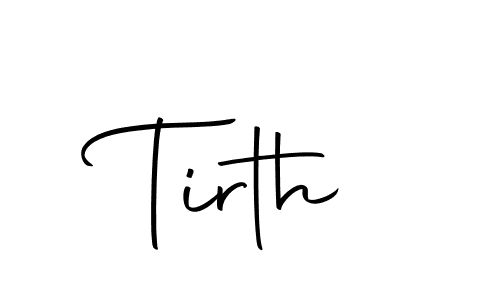 How to make Tirth name signature. Use Autography-DOLnW style for creating short signs online. This is the latest handwritten sign. Tirth signature style 10 images and pictures png