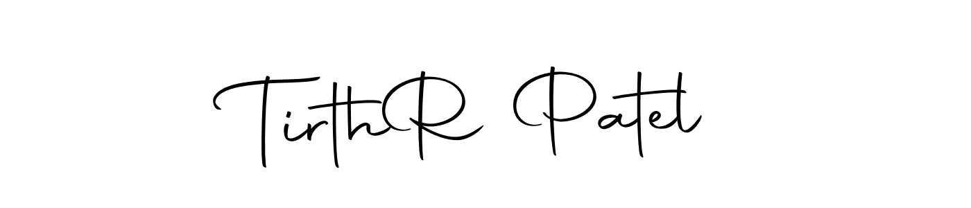 How to make Tirth  R Patel signature? Autography-DOLnW is a professional autograph style. Create handwritten signature for Tirth  R Patel name. Tirth  R Patel signature style 10 images and pictures png