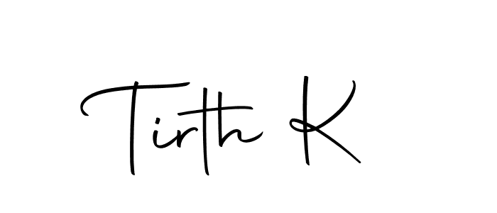 Make a beautiful signature design for name Tirth K. Use this online signature maker to create a handwritten signature for free. Tirth K signature style 10 images and pictures png