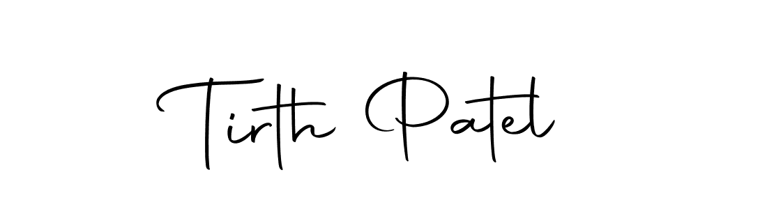 Make a beautiful signature design for name Tirth Patel. Use this online signature maker to create a handwritten signature for free. Tirth Patel signature style 10 images and pictures png