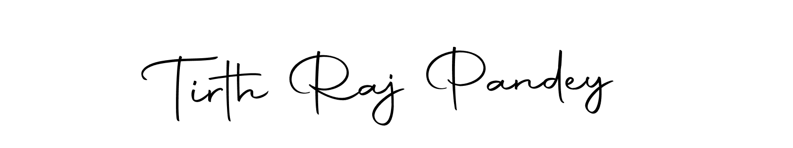 Tirth Raj Pandey stylish signature style. Best Handwritten Sign (Autography-DOLnW) for my name. Handwritten Signature Collection Ideas for my name Tirth Raj Pandey. Tirth Raj Pandey signature style 10 images and pictures png