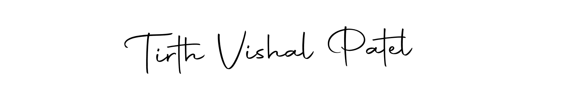 Use a signature maker to create a handwritten signature online. With this signature software, you can design (Autography-DOLnW) your own signature for name Tirth Vishal Patel. Tirth Vishal Patel signature style 10 images and pictures png