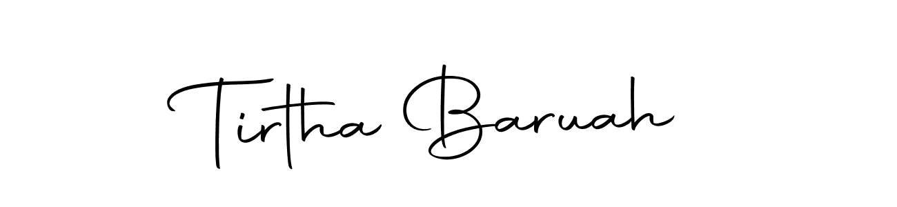 Here are the top 10 professional signature styles for the name Tirtha Baruah. These are the best autograph styles you can use for your name. Tirtha Baruah signature style 10 images and pictures png