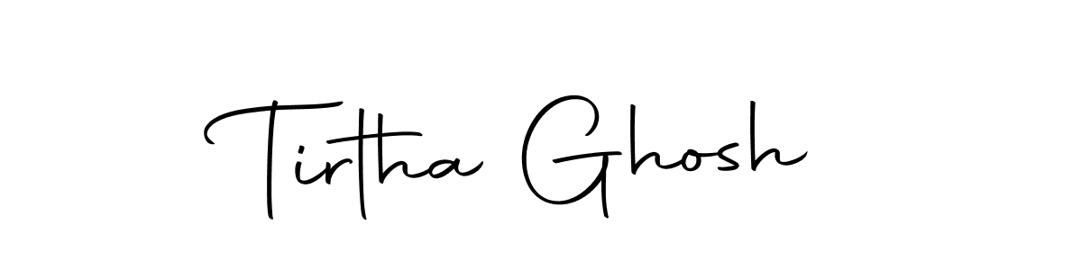 How to make Tirtha Ghosh signature? Autography-DOLnW is a professional autograph style. Create handwritten signature for Tirtha Ghosh name. Tirtha Ghosh signature style 10 images and pictures png