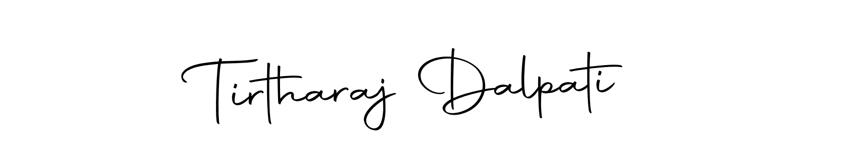 You should practise on your own different ways (Autography-DOLnW) to write your name (Tirtharaj Dalpati) in signature. don't let someone else do it for you. Tirtharaj Dalpati signature style 10 images and pictures png