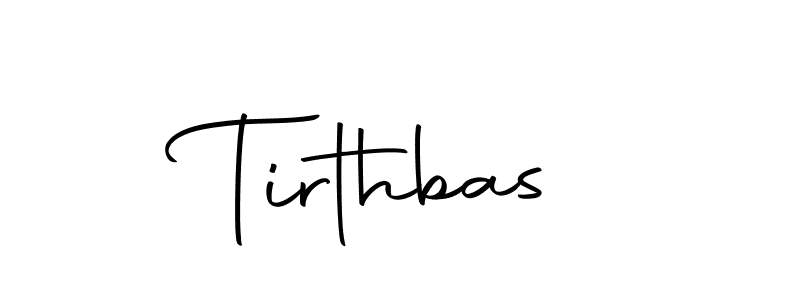 Make a beautiful signature design for name Tirthbas. Use this online signature maker to create a handwritten signature for free. Tirthbas signature style 10 images and pictures png