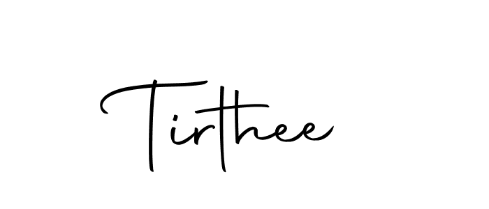 How to make Tirthee name signature. Use Autography-DOLnW style for creating short signs online. This is the latest handwritten sign. Tirthee signature style 10 images and pictures png