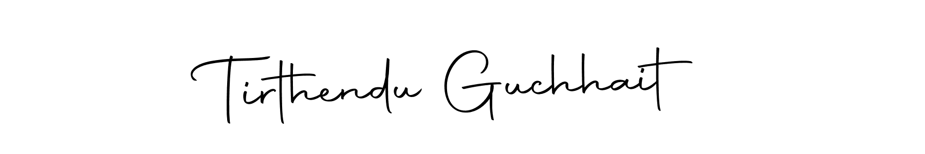 Make a beautiful signature design for name Tirthendu Guchhait. With this signature (Autography-DOLnW) style, you can create a handwritten signature for free. Tirthendu Guchhait signature style 10 images and pictures png