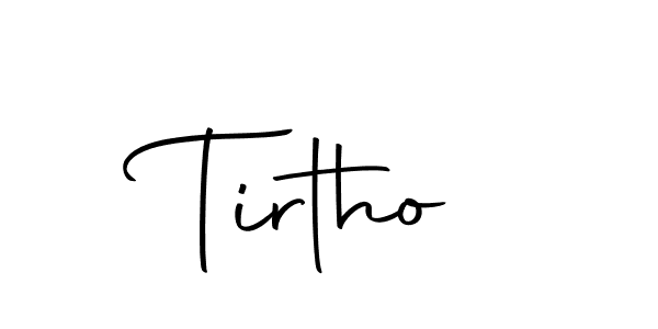 Tirtho stylish signature style. Best Handwritten Sign (Autography-DOLnW) for my name. Handwritten Signature Collection Ideas for my name Tirtho. Tirtho signature style 10 images and pictures png