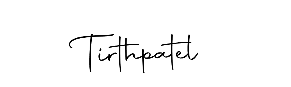 Make a beautiful signature design for name Tirthpatel. Use this online signature maker to create a handwritten signature for free. Tirthpatel signature style 10 images and pictures png