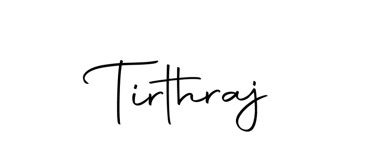 How to make Tirthraj signature? Autography-DOLnW is a professional autograph style. Create handwritten signature for Tirthraj name. Tirthraj signature style 10 images and pictures png