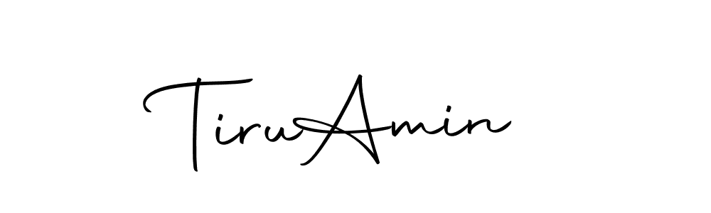 Make a beautiful signature design for name Tiru  Amin. Use this online signature maker to create a handwritten signature for free. Tiru  Amin signature style 10 images and pictures png