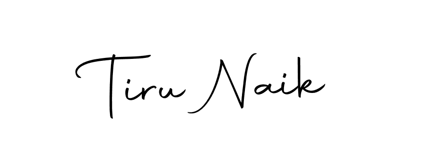 Similarly Autography-DOLnW is the best handwritten signature design. Signature creator online .You can use it as an online autograph creator for name Tiru Naik. Tiru Naik signature style 10 images and pictures png