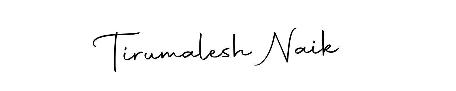 Design your own signature with our free online signature maker. With this signature software, you can create a handwritten (Autography-DOLnW) signature for name Tirumalesh Naik. Tirumalesh Naik signature style 10 images and pictures png