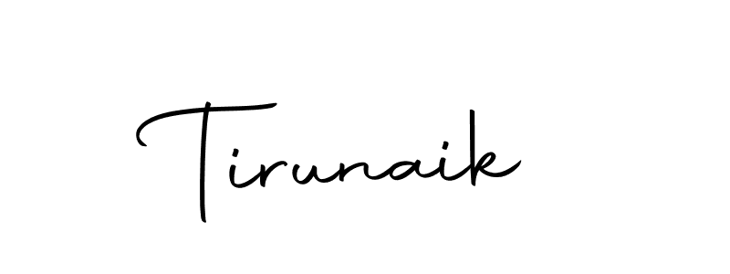 Make a beautiful signature design for name Tirunaik. Use this online signature maker to create a handwritten signature for free. Tirunaik signature style 10 images and pictures png