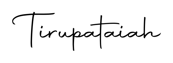 Quickly download Tirupataiah name signature in high-resolution PNG using Autography-DOLnW style. Ready to insert into PDFs and online applications. Tirupataiah signature style 10 images and pictures png
