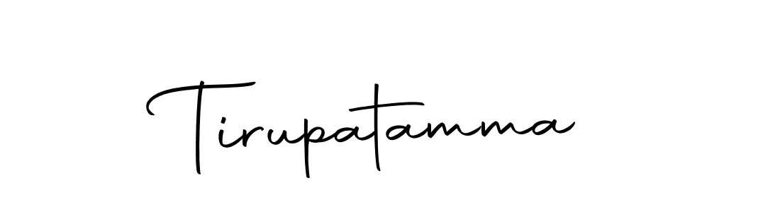 Create a beautiful signature design for name Tirupatamma. With this signature (Autography-DOLnW) fonts, you can make a handwritten signature for free. Tirupatamma signature style 10 images and pictures png