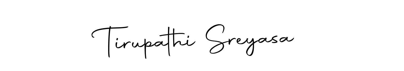 You can use this online signature creator to create a handwritten signature for the name Tirupathi Sreyasa. This is the best online autograph maker. Tirupathi Sreyasa signature style 10 images and pictures png