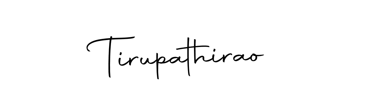 You should practise on your own different ways (Autography-DOLnW) to write your name (Tirupathirao) in signature. don't let someone else do it for you. Tirupathirao signature style 10 images and pictures png