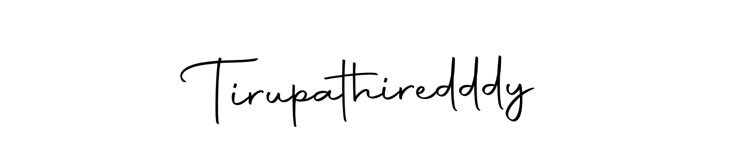 Tirupathiredddy stylish signature style. Best Handwritten Sign (Autography-DOLnW) for my name. Handwritten Signature Collection Ideas for my name Tirupathiredddy. Tirupathiredddy signature style 10 images and pictures png