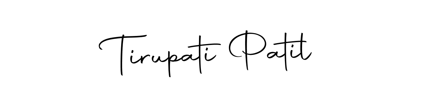 The best way (Autography-DOLnW) to make a short signature is to pick only two or three words in your name. The name Tirupati Patil include a total of six letters. For converting this name. Tirupati Patil signature style 10 images and pictures png