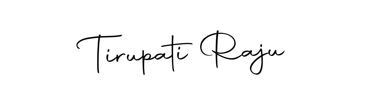 You should practise on your own different ways (Autography-DOLnW) to write your name (Tirupati Raju) in signature. don't let someone else do it for you. Tirupati Raju signature style 10 images and pictures png