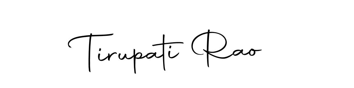 Design your own signature with our free online signature maker. With this signature software, you can create a handwritten (Autography-DOLnW) signature for name Tirupati Rao. Tirupati Rao signature style 10 images and pictures png