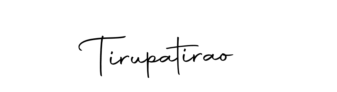 Make a beautiful signature design for name Tirupatirao. Use this online signature maker to create a handwritten signature for free. Tirupatirao signature style 10 images and pictures png