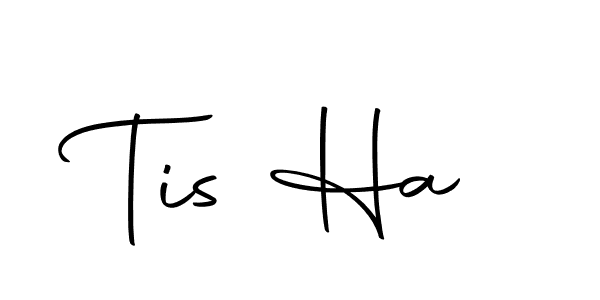 Create a beautiful signature design for name Tis Ha. With this signature (Autography-DOLnW) fonts, you can make a handwritten signature for free. Tis Ha signature style 10 images and pictures png