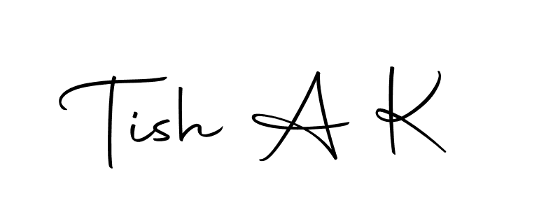 Similarly Autography-DOLnW is the best handwritten signature design. Signature creator online .You can use it as an online autograph creator for name Tish A K. Tish A K signature style 10 images and pictures png