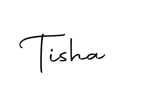 Make a beautiful signature design for name Tisha. Use this online signature maker to create a handwritten signature for free. Tisha signature style 10 images and pictures png