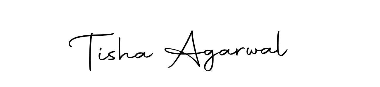 Make a short Tisha Agarwal signature style. Manage your documents anywhere anytime using Autography-DOLnW. Create and add eSignatures, submit forms, share and send files easily. Tisha Agarwal signature style 10 images and pictures png