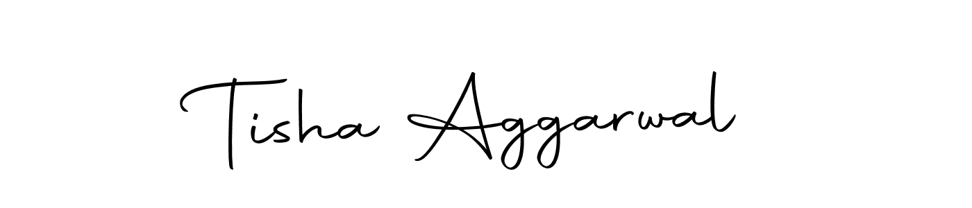 Use a signature maker to create a handwritten signature online. With this signature software, you can design (Autography-DOLnW) your own signature for name Tisha Aggarwal. Tisha Aggarwal signature style 10 images and pictures png