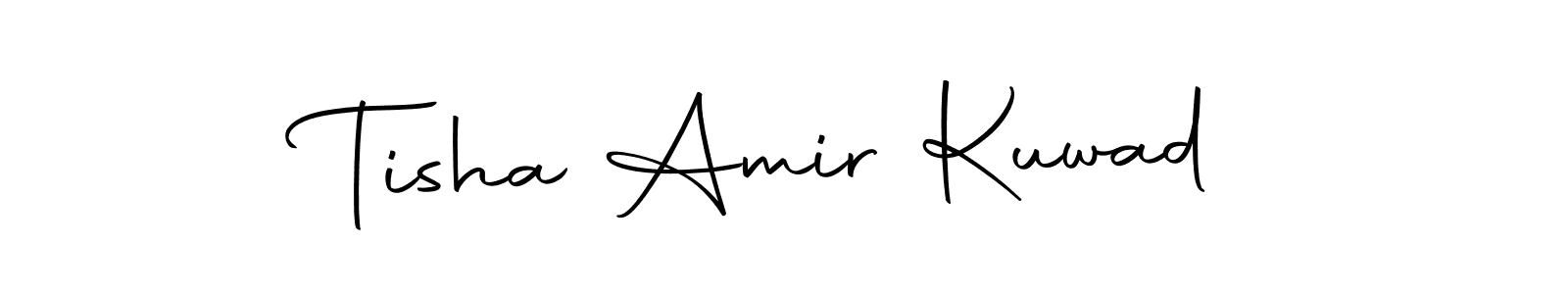 How to Draw Tisha Amir Kuwad signature style? Autography-DOLnW is a latest design signature styles for name Tisha Amir Kuwad. Tisha Amir Kuwad signature style 10 images and pictures png