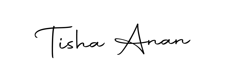 Also You can easily find your signature by using the search form. We will create Tisha Anan name handwritten signature images for you free of cost using Autography-DOLnW sign style. Tisha Anan signature style 10 images and pictures png