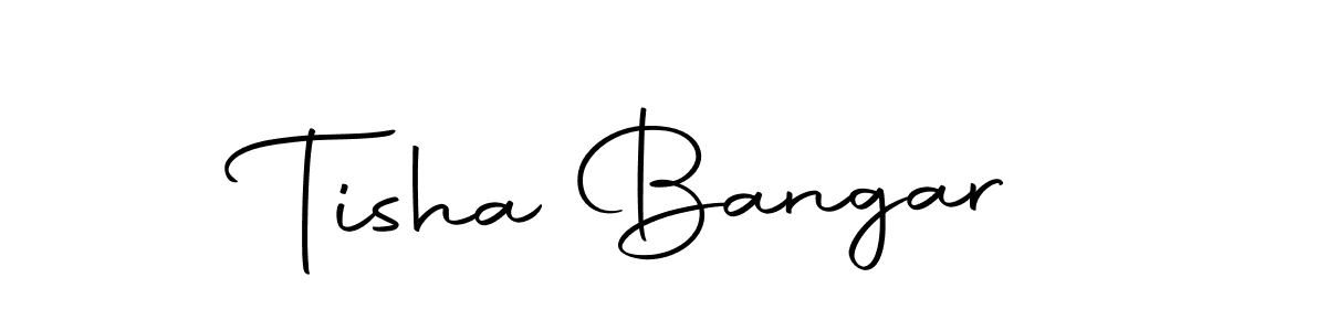You can use this online signature creator to create a handwritten signature for the name Tisha Bangar. This is the best online autograph maker. Tisha Bangar signature style 10 images and pictures png