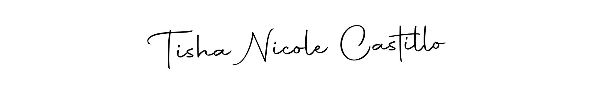 It looks lik you need a new signature style for name Tisha Nicole Castillo. Design unique handwritten (Autography-DOLnW) signature with our free signature maker in just a few clicks. Tisha Nicole Castillo signature style 10 images and pictures png