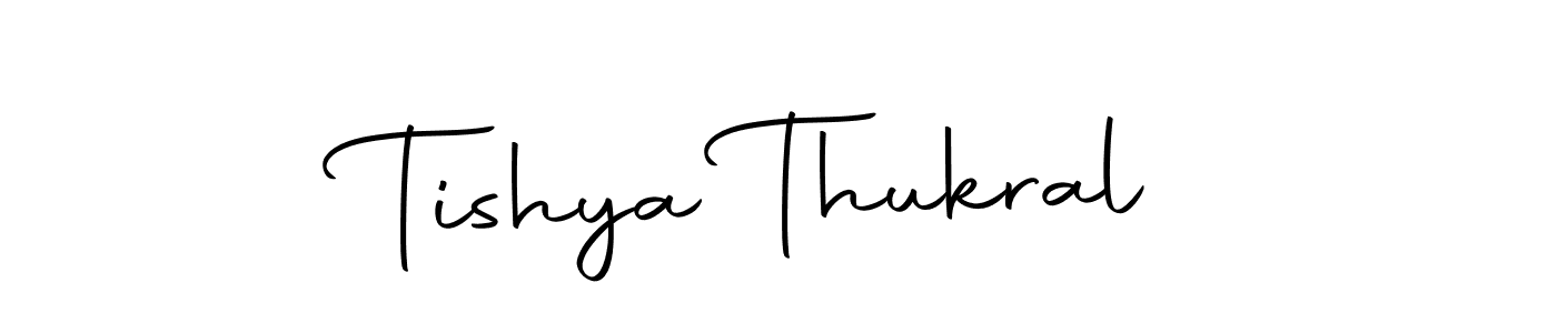 Also we have Tishya Thukral name is the best signature style. Create professional handwritten signature collection using Autography-DOLnW autograph style. Tishya Thukral signature style 10 images and pictures png