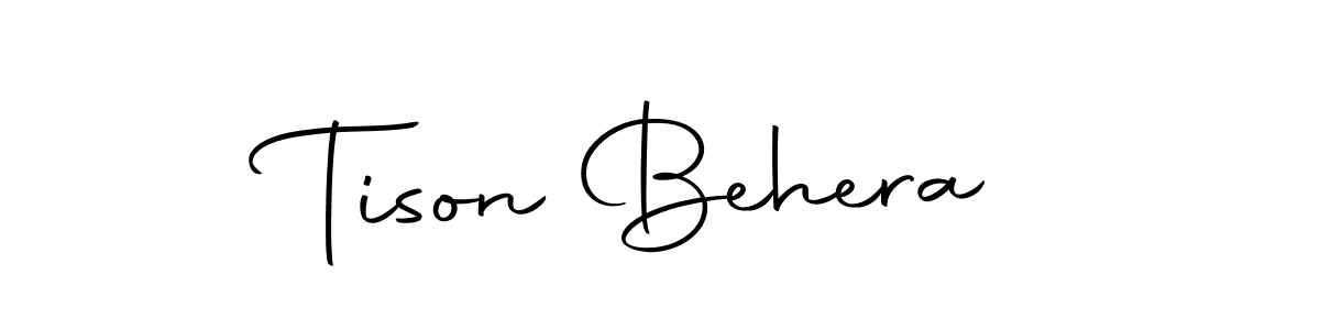 Make a beautiful signature design for name Tison Behera. With this signature (Autography-DOLnW) style, you can create a handwritten signature for free. Tison Behera signature style 10 images and pictures png