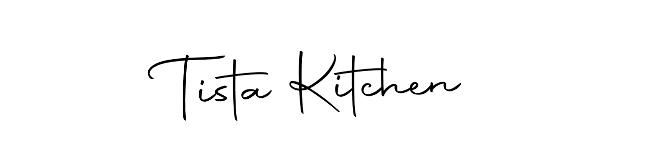 How to make Tista Kitchen signature? Autography-DOLnW is a professional autograph style. Create handwritten signature for Tista Kitchen name. Tista Kitchen signature style 10 images and pictures png